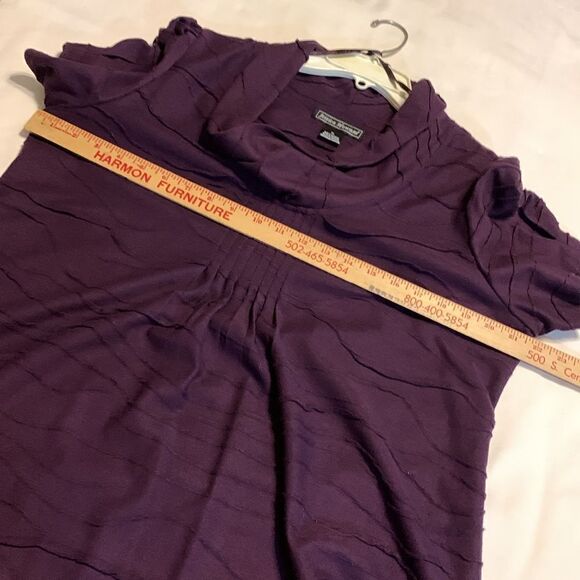 Jessica Howard Size XL grape color dress. With short babydoll sleeves - Picture 9 of 13